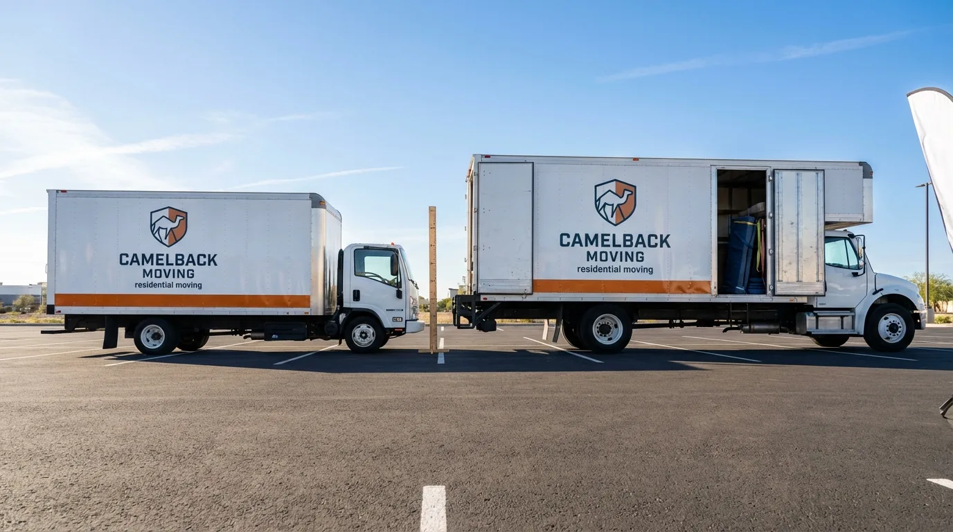 Moving truck size capacity guide in Ridgway